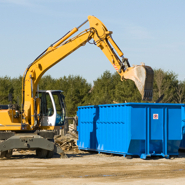 how many times can i have a residential dumpster rental emptied in Franktown CO